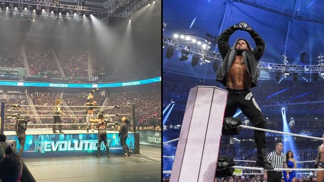 Top AEW star uses AJ Styles’ move at Revolution 2024