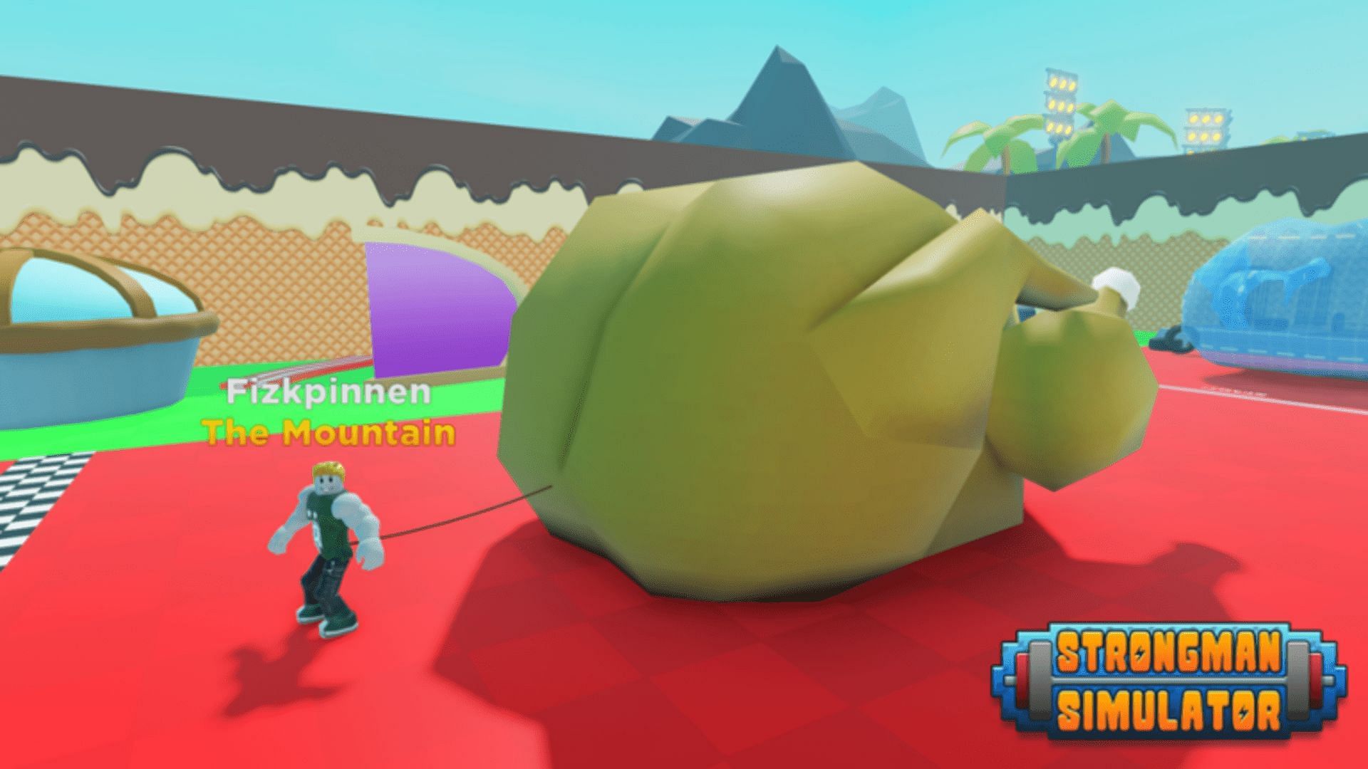 Active codes for Strongman Simulator (Image via Roblox || Sportskeeda)