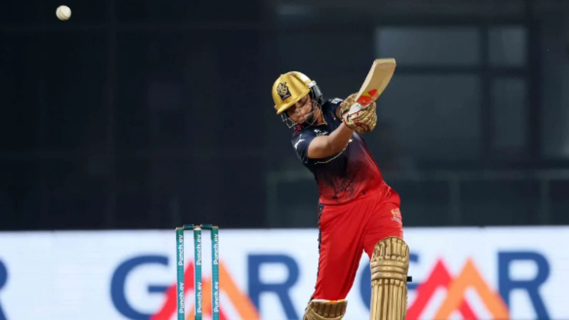 Richa Ghosh during her incredible knock against the Delhi Capitals. (Pic; WPL) 