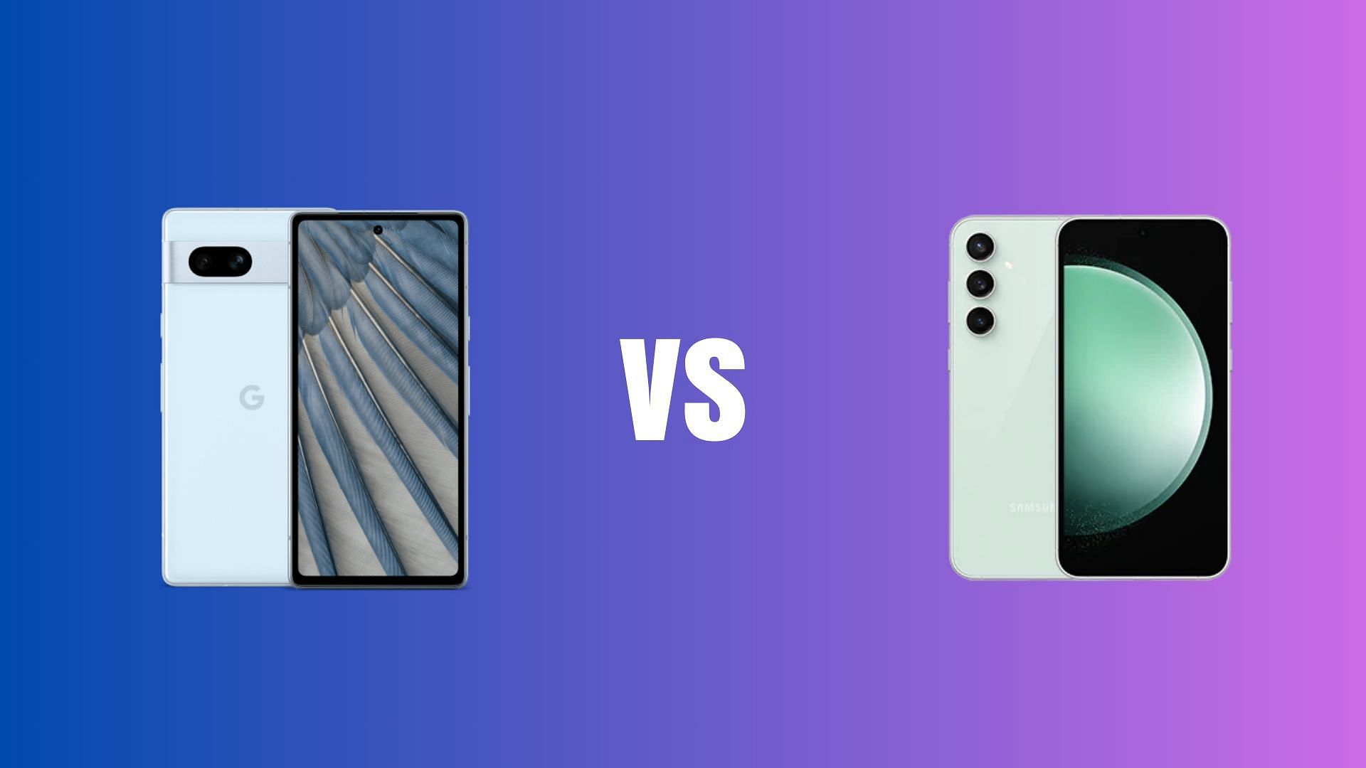 Google Pixel 7a vs Samsung Galaxy S23 FE: Which one to buy for gaming? (Image via Google/Samsung)