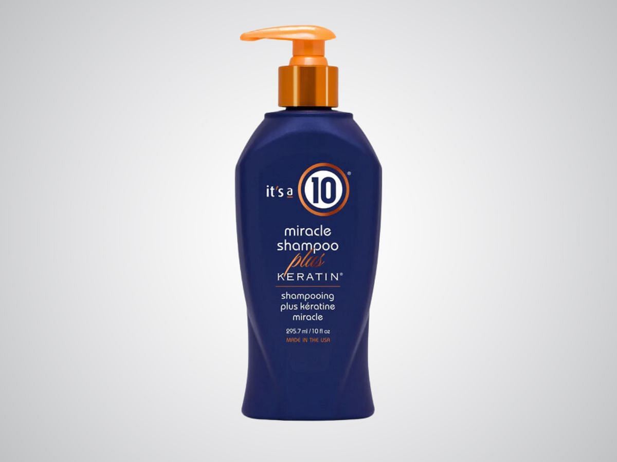 The Miracle Daily Shampoo plus keratin (Image via It&rsquo;s a 10)