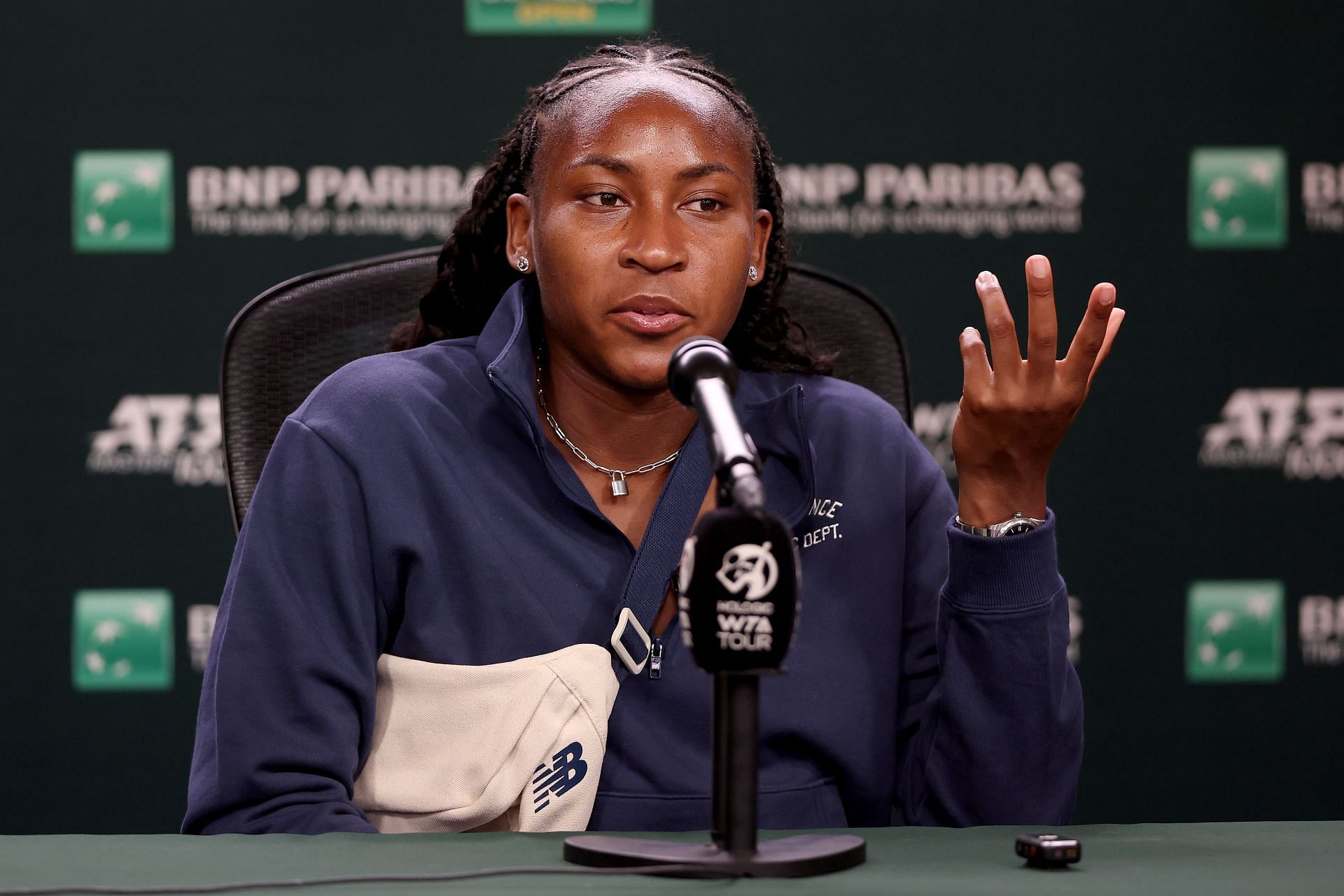 Coco Gauff at the Indian Wells Open
