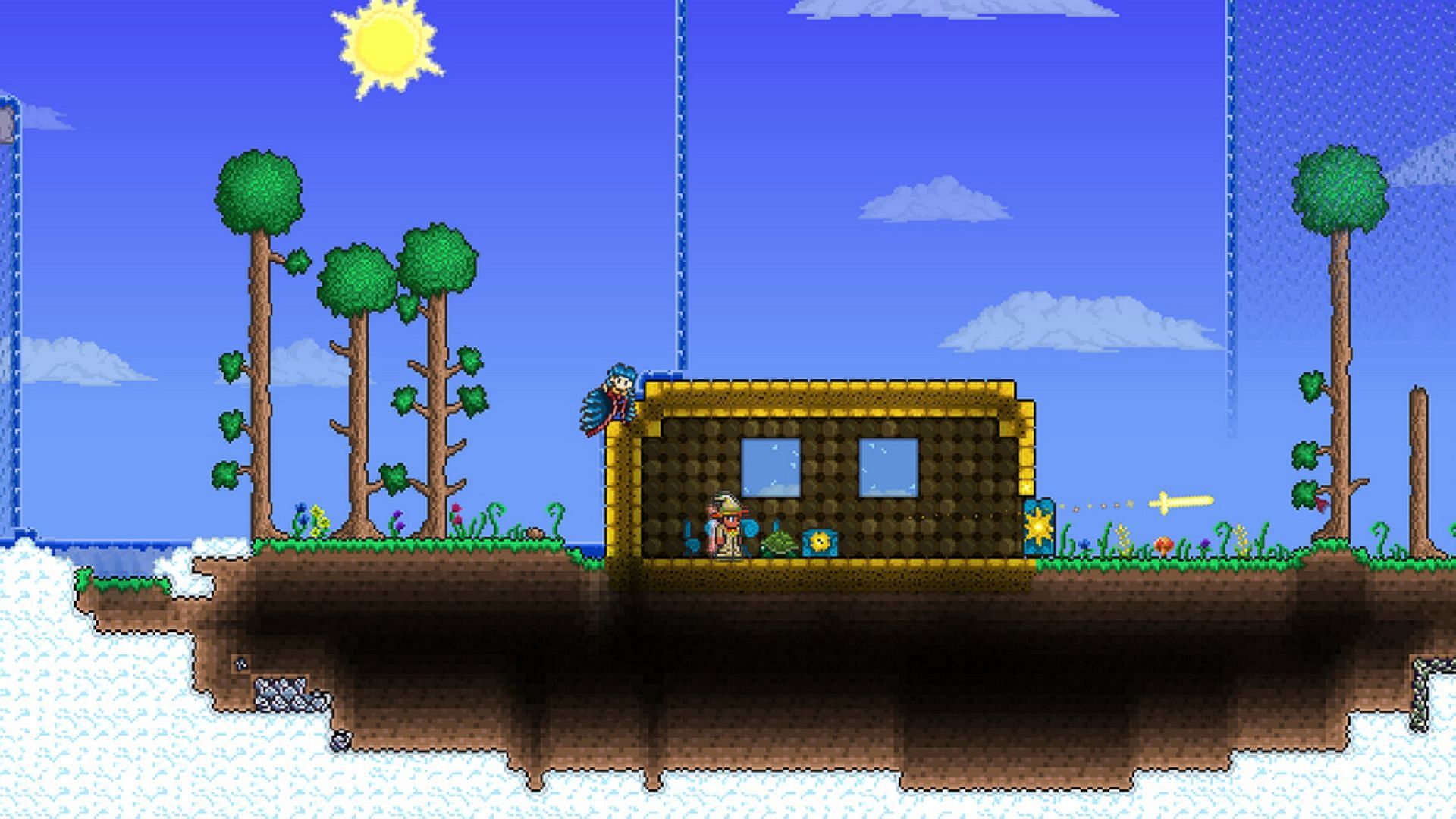 Terraria remains one of the most beloved survival crafting games alongside Minecraft (Image via Re-Logic)