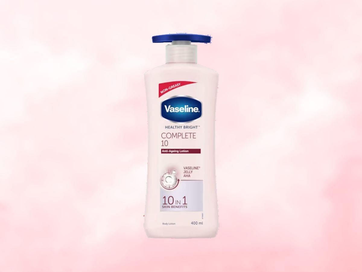 Vaseline Complete 10 Anti-Aging Lotion (Image via Vaseline)