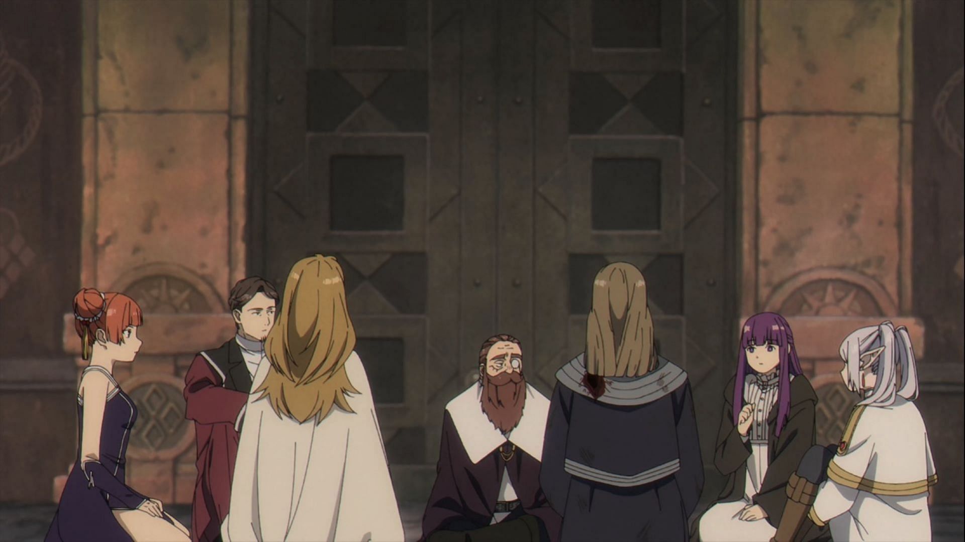 The mages discuss their strategy in the episode (Image via Madhouse)