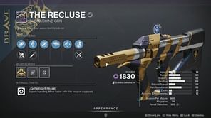 The Recluse, Mountaintop, and more weapons to return in Destiny 2 Into the Light