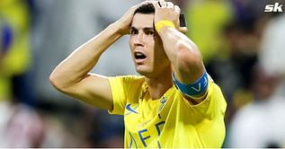 "He is cursed", "Penaldo retire, there's no way" - Fans in disbelief as Cristiano Ronaldo misses sitter from 3-yards out in Al-Nassr fixture