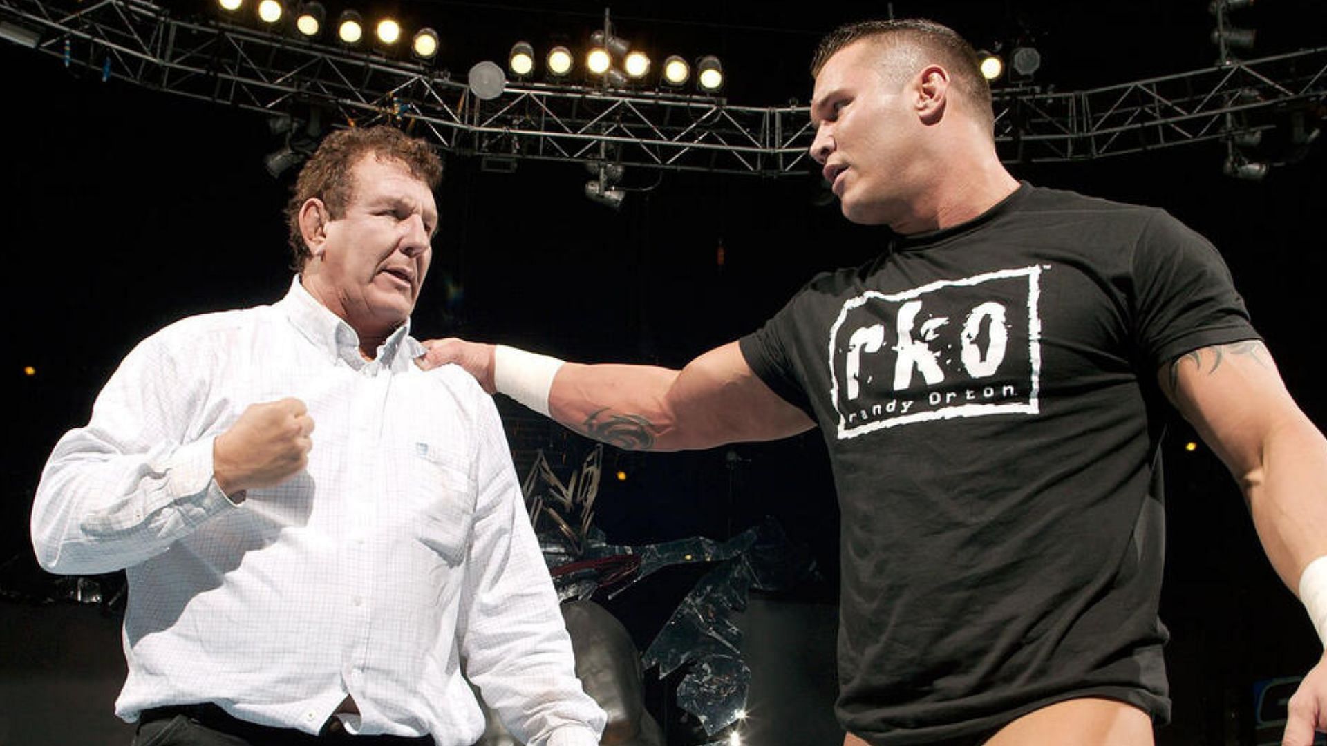 Randy Orton and his father, Bob Orton Jr.