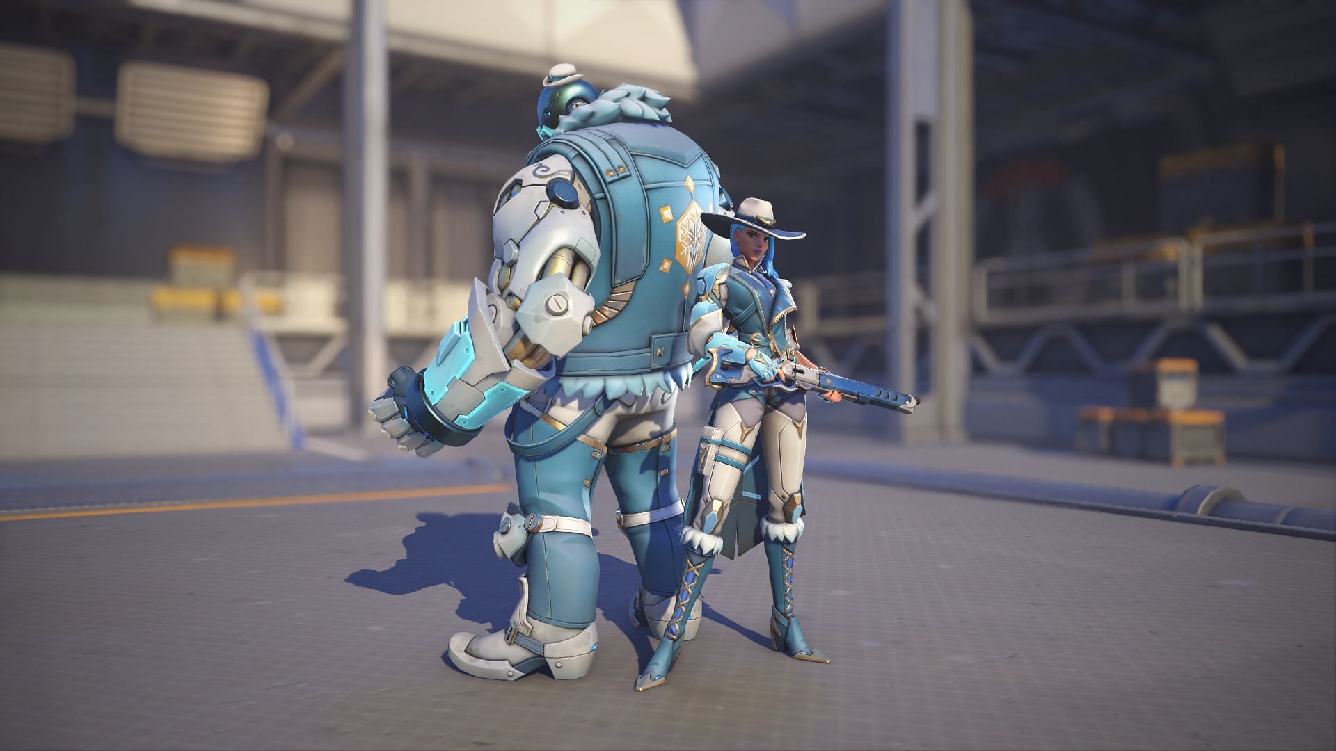 Winter skin as seen in the game (Image via Blizzard Entertainment)