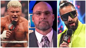Adam Pearce sends in instructions to Cody Rhodes and Seth Rollins ahead of Bloodline face-off on WWE SmackDown