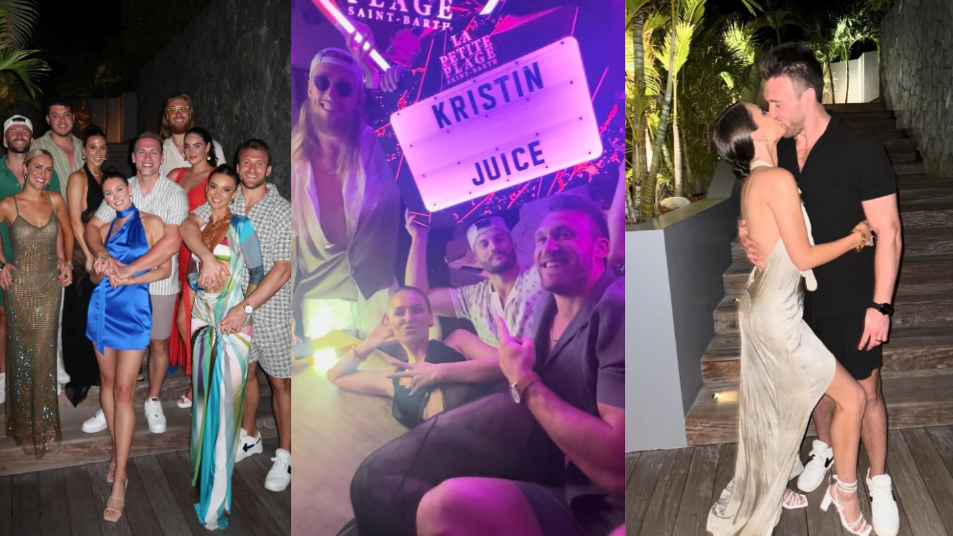 Kristin Juszczyk celebrated her 30th birthday with a tropical vacation.