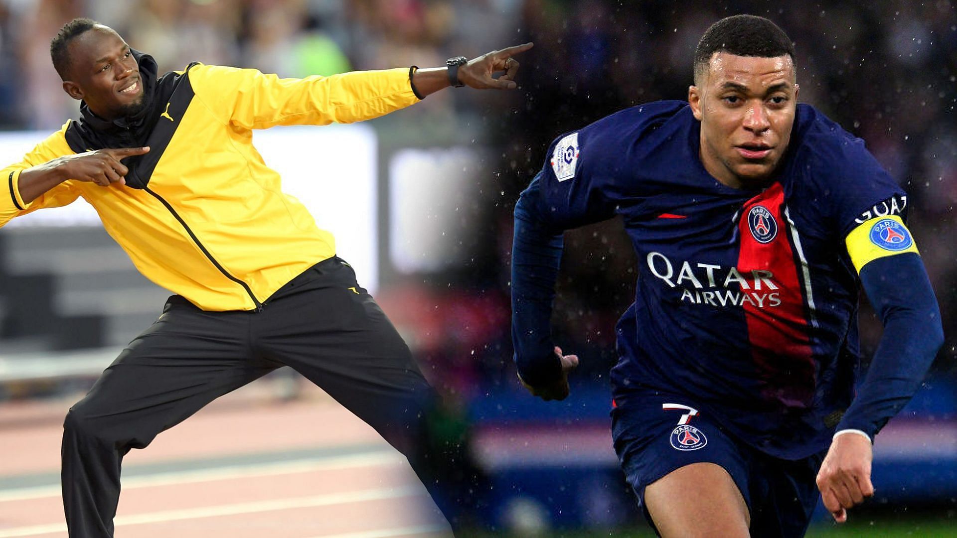 Usain Bolt and Kylian Mbappe are both masters in their respective fields.
