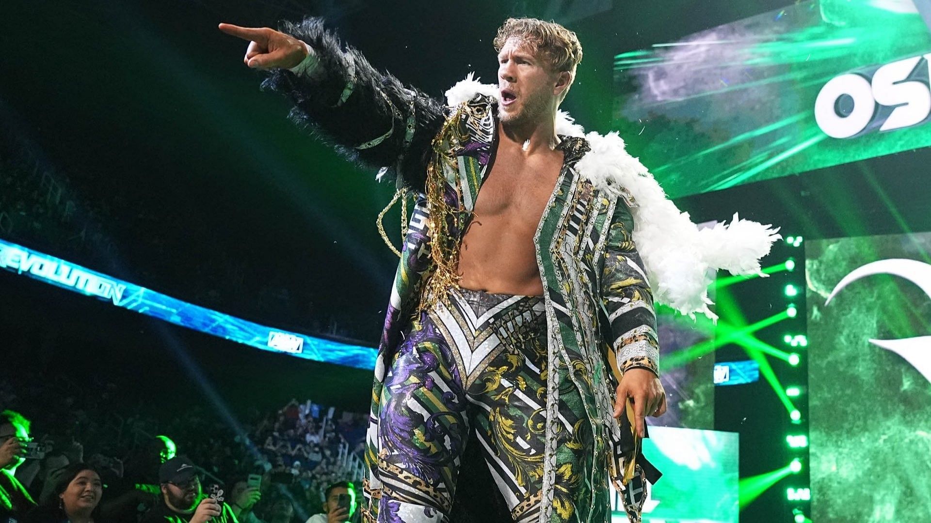 Will Ospreay makes his entrance at AEW Revolution 2024