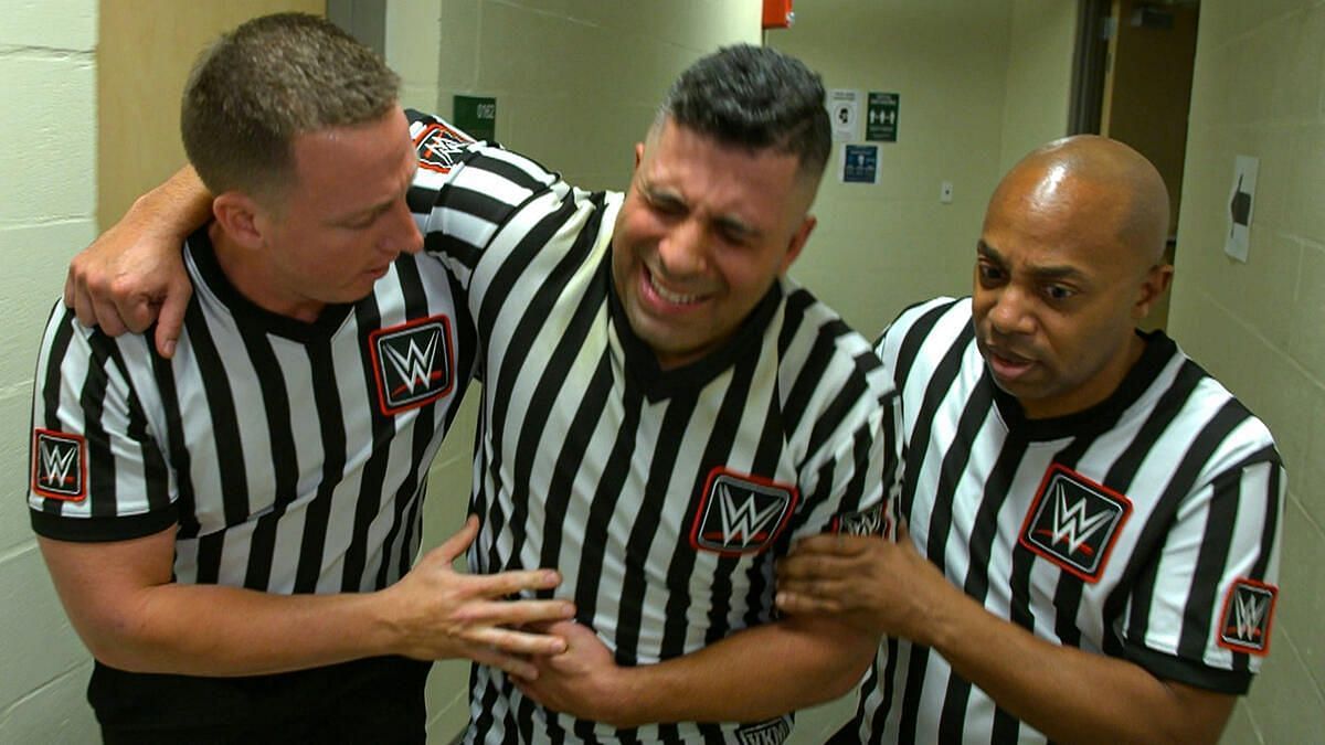 Referees getting assaulted is a recurring theme in WWE