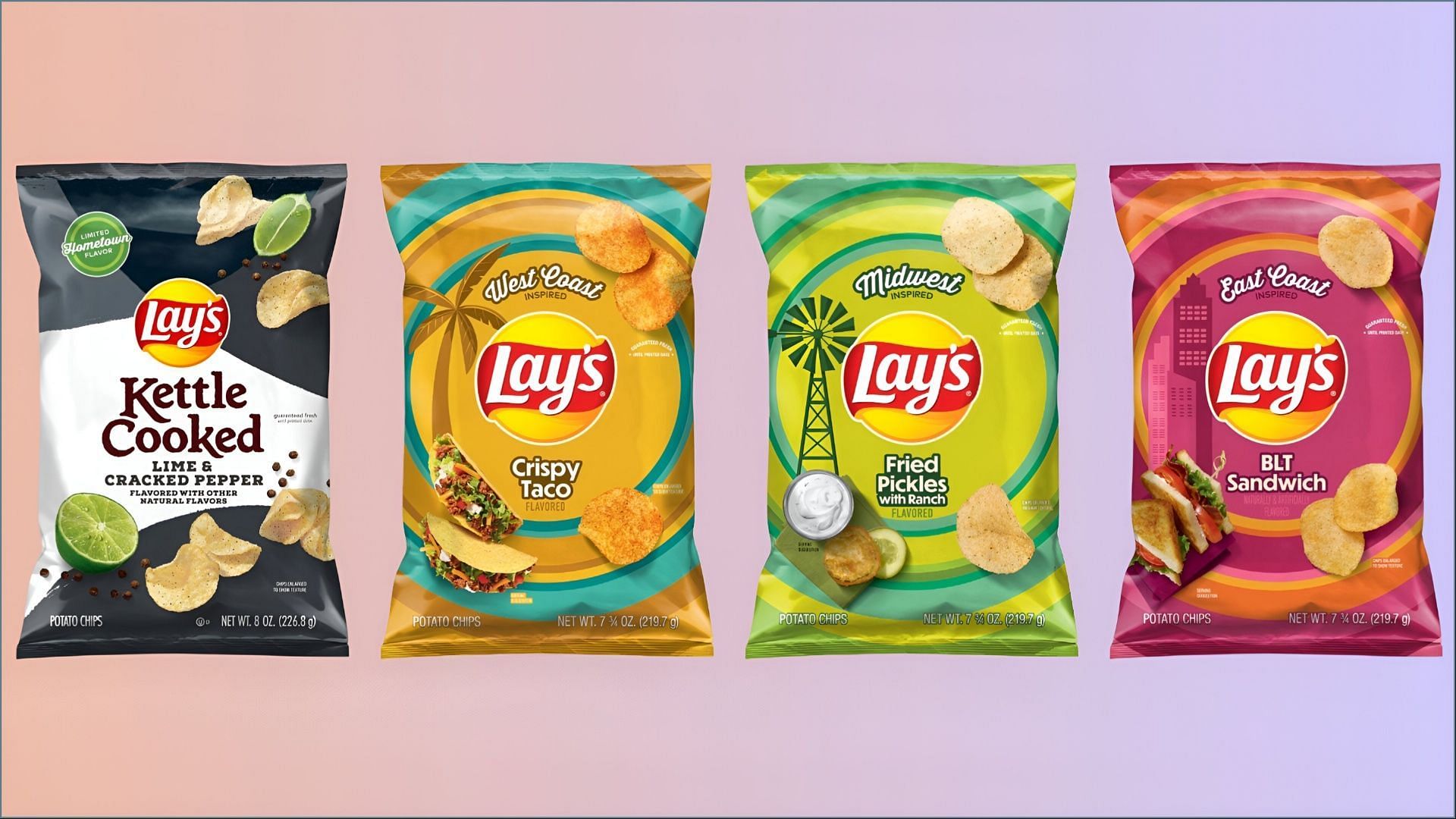 Lay&rsquo;s brings back regionally inspired potato chip flavors (Image via Lay&rsquo;s)