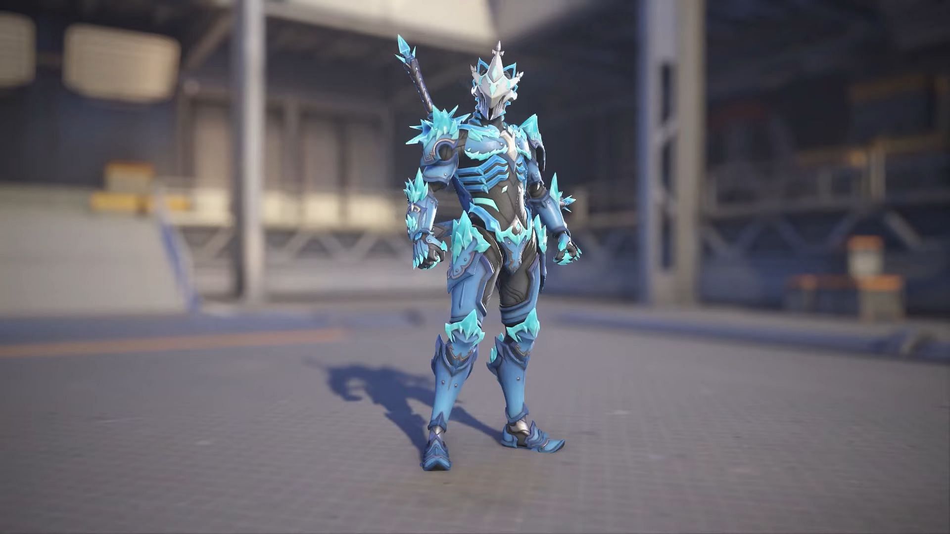 Ice Wraith skin as seen in Overwatch 2 (Image via Blizzard Entertainment)