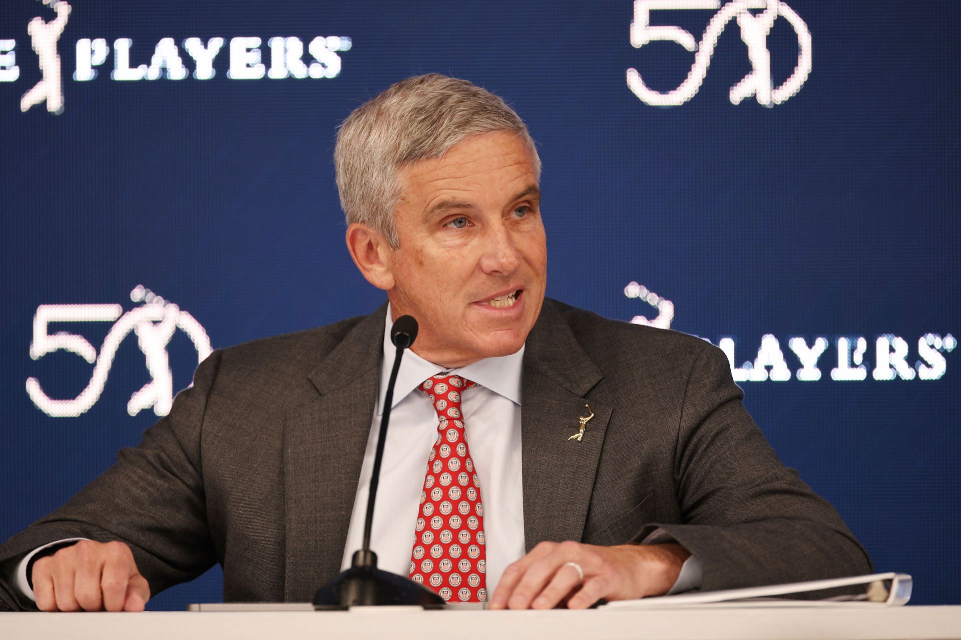 Jay Monahan spoke on the future of golf