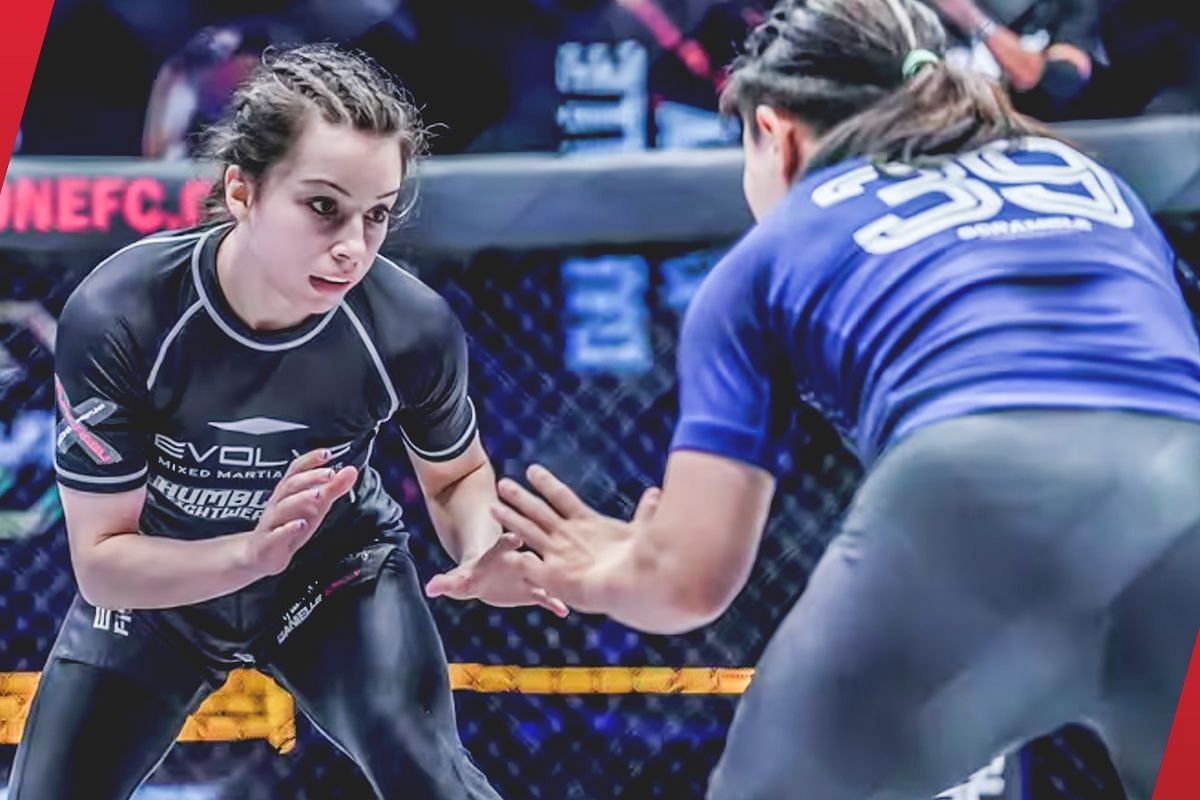 Danielle Kelly says she has been working on dealing with pressure for big fights, resulting in added success. -- Photo by ONE Championship