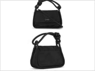 A detailed look at the knot flap over the GANNI bag (Image via GANNI)