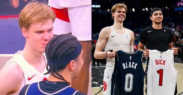 Anthony Black And Gradey Dick Allegedly Plotted Viral Jersey Swap Claims Nba Podcaster 9869