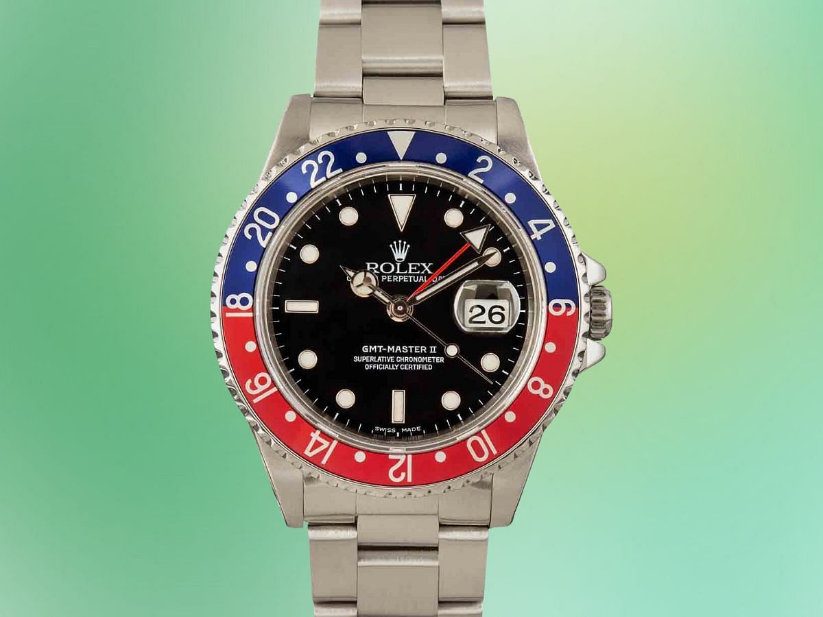 The Rolex GMT-Master II &quot;Pepsi&quot; (Image via Bob&rsquo;s watches)