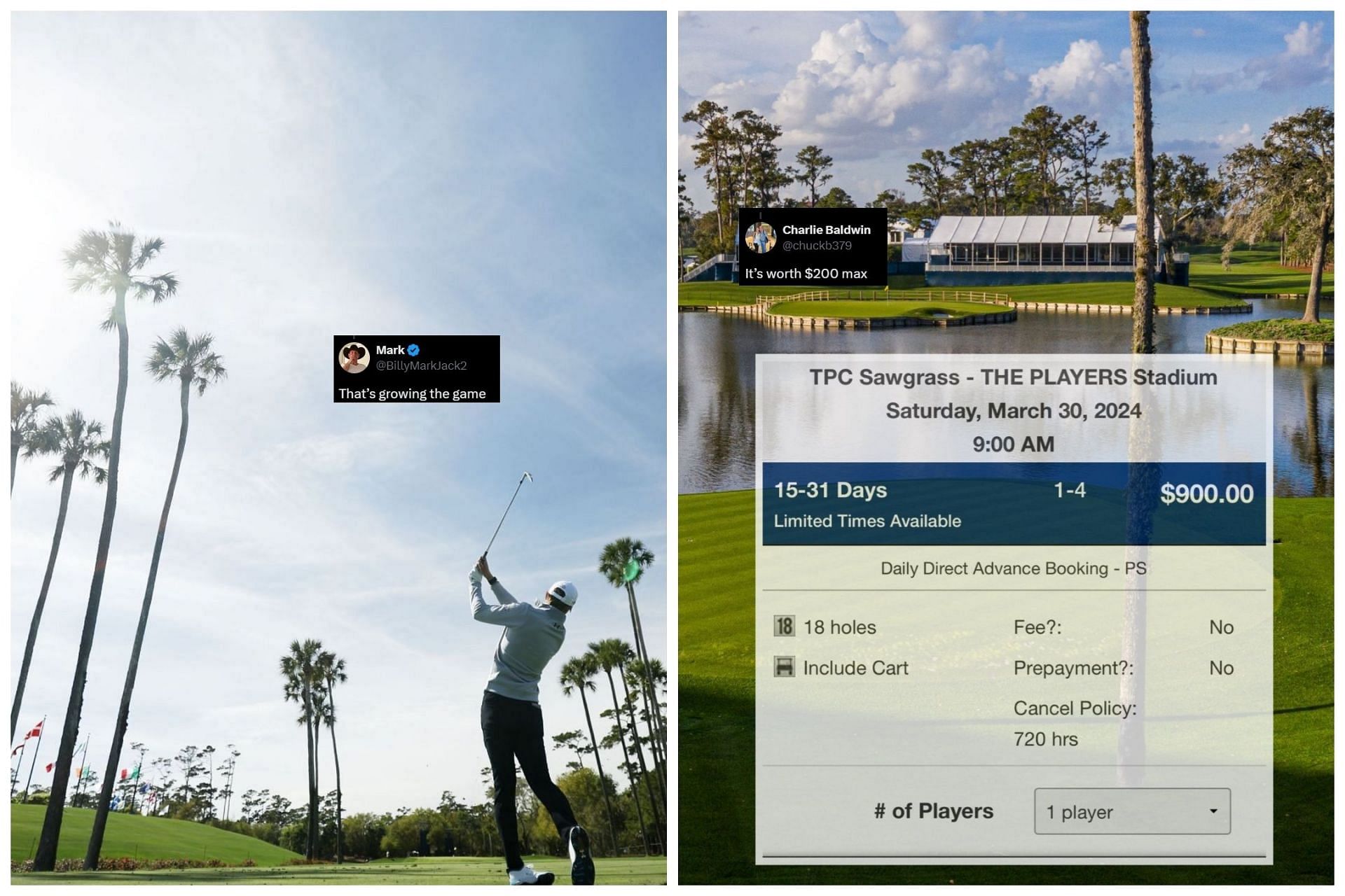 TPC Sawgrass to charge $900 for a round
