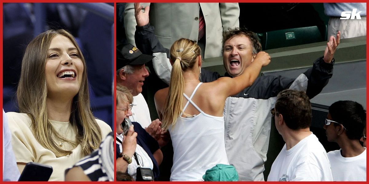 Maria Sharapova was coached by her dad from a young age.