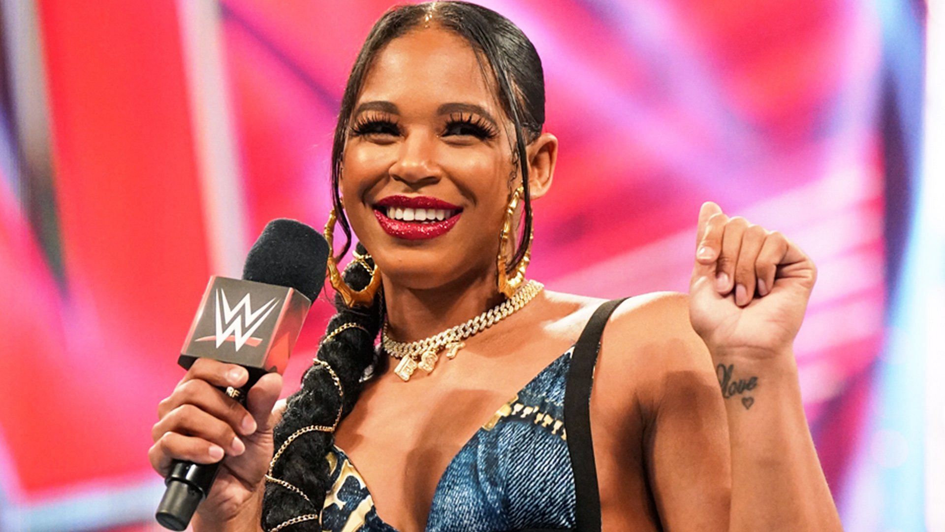 Bianca Belair speaks to the WWE Universe on RAW