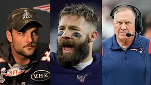 Julian Edelman accuses Wes Welker of fabricating stories about Bill Belichick in Dynasty documentary: "We know you don't like him"