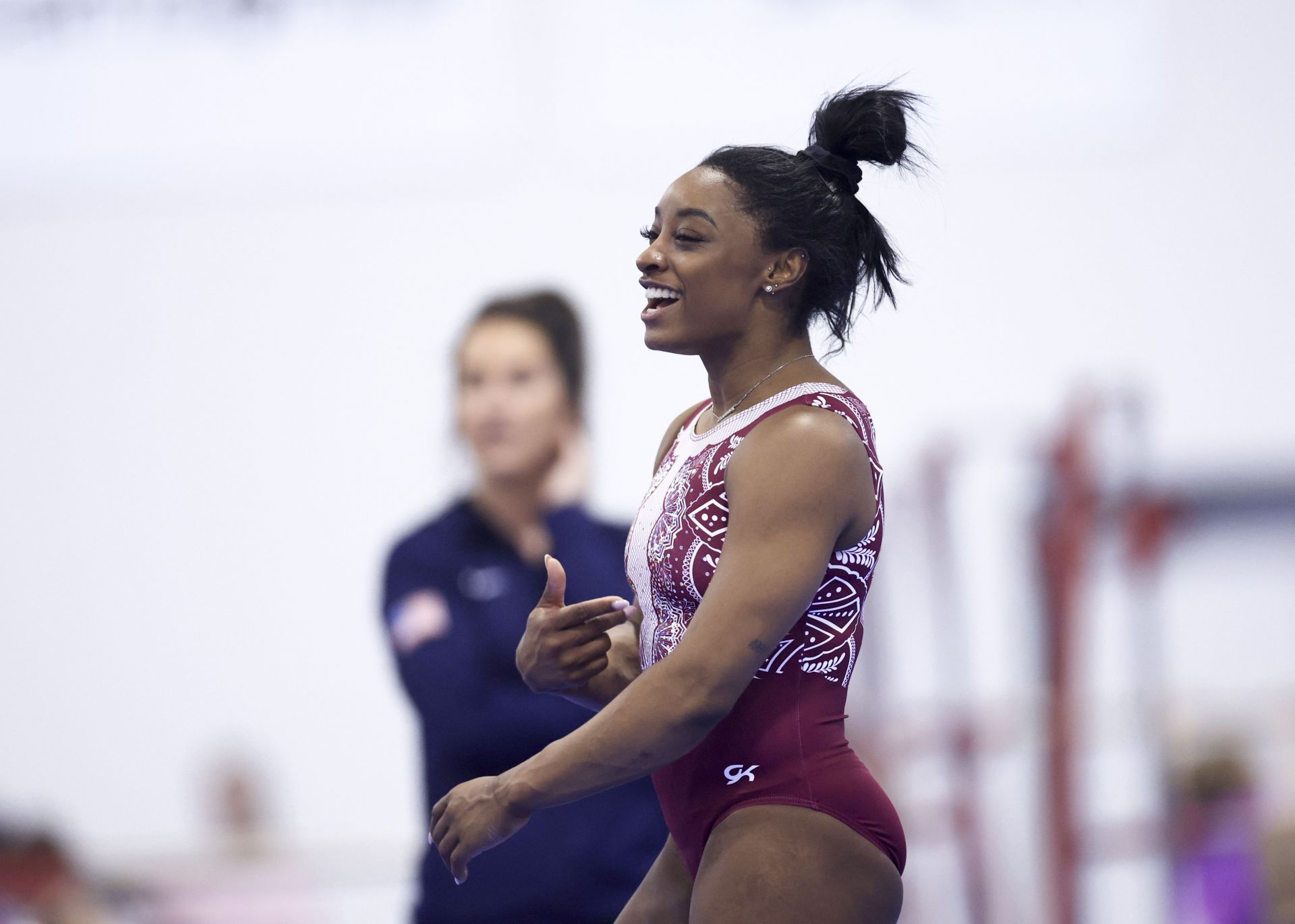 Gymnastics fans are enthusiastic about Simone Biles