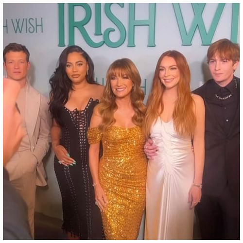 Ayesha Curry at the premiere of Netflix's "Irish Wish"