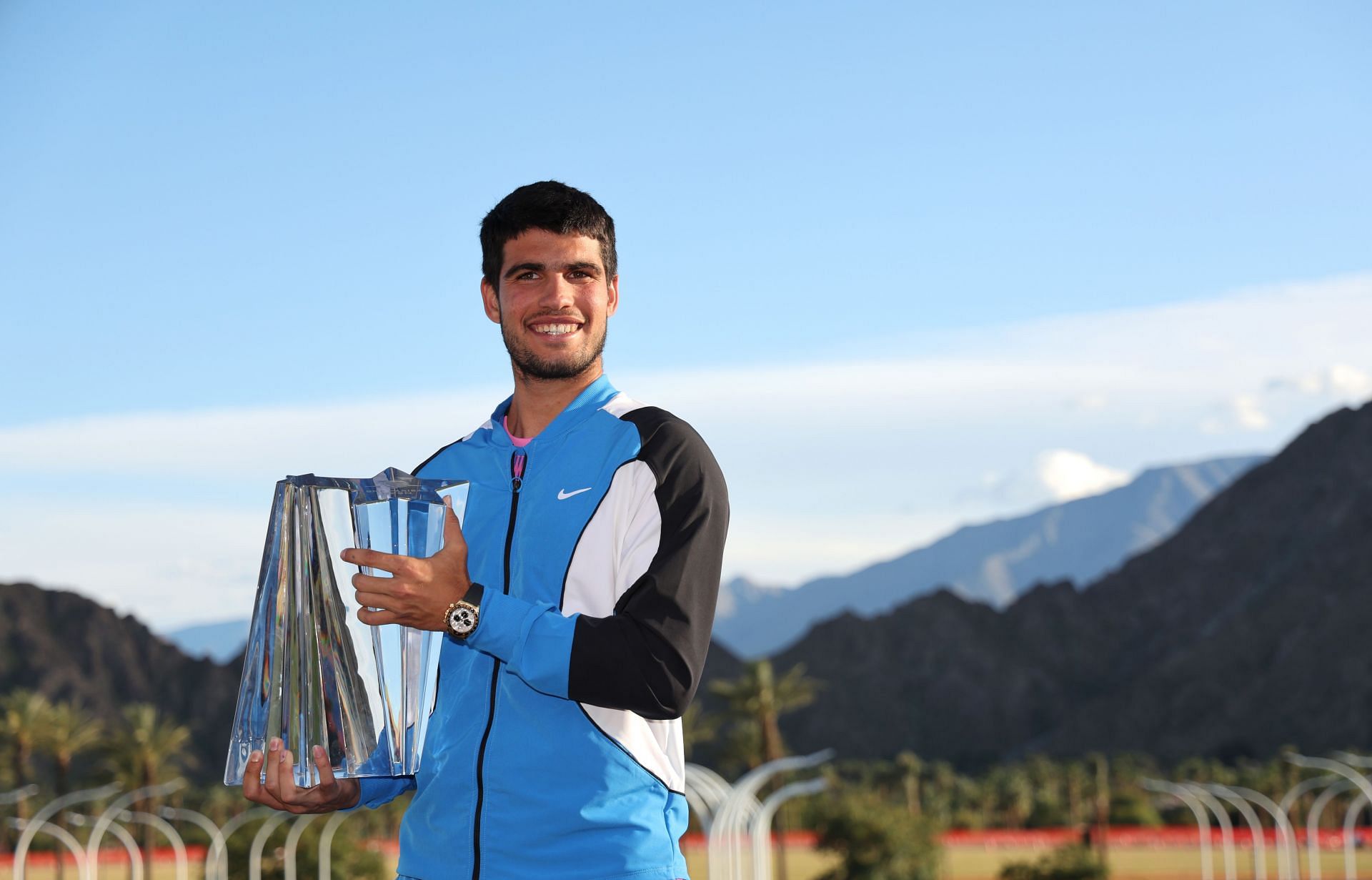Carlos Alcaraz after winning the Indian Wells 2024
