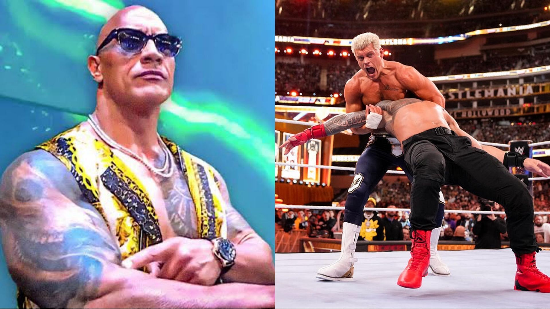 WWE दिग्गज द रॉक, कोडी रोड्स और रोमन रेंस 