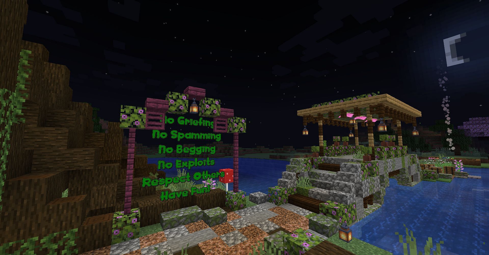 Noob-Friendly is a very welcoming server (Image via Mojang)