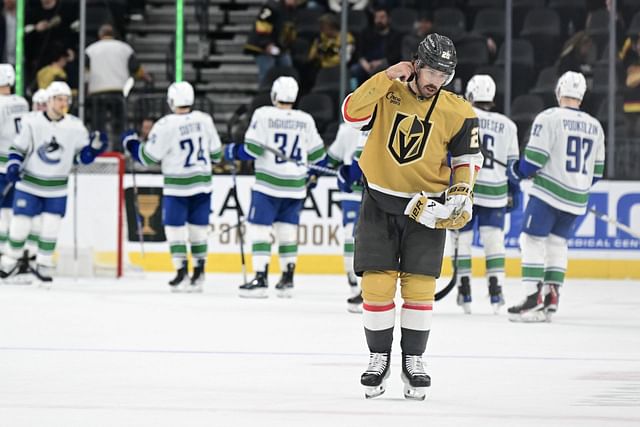 Vancouver Canucks v Vegas Golden Knights