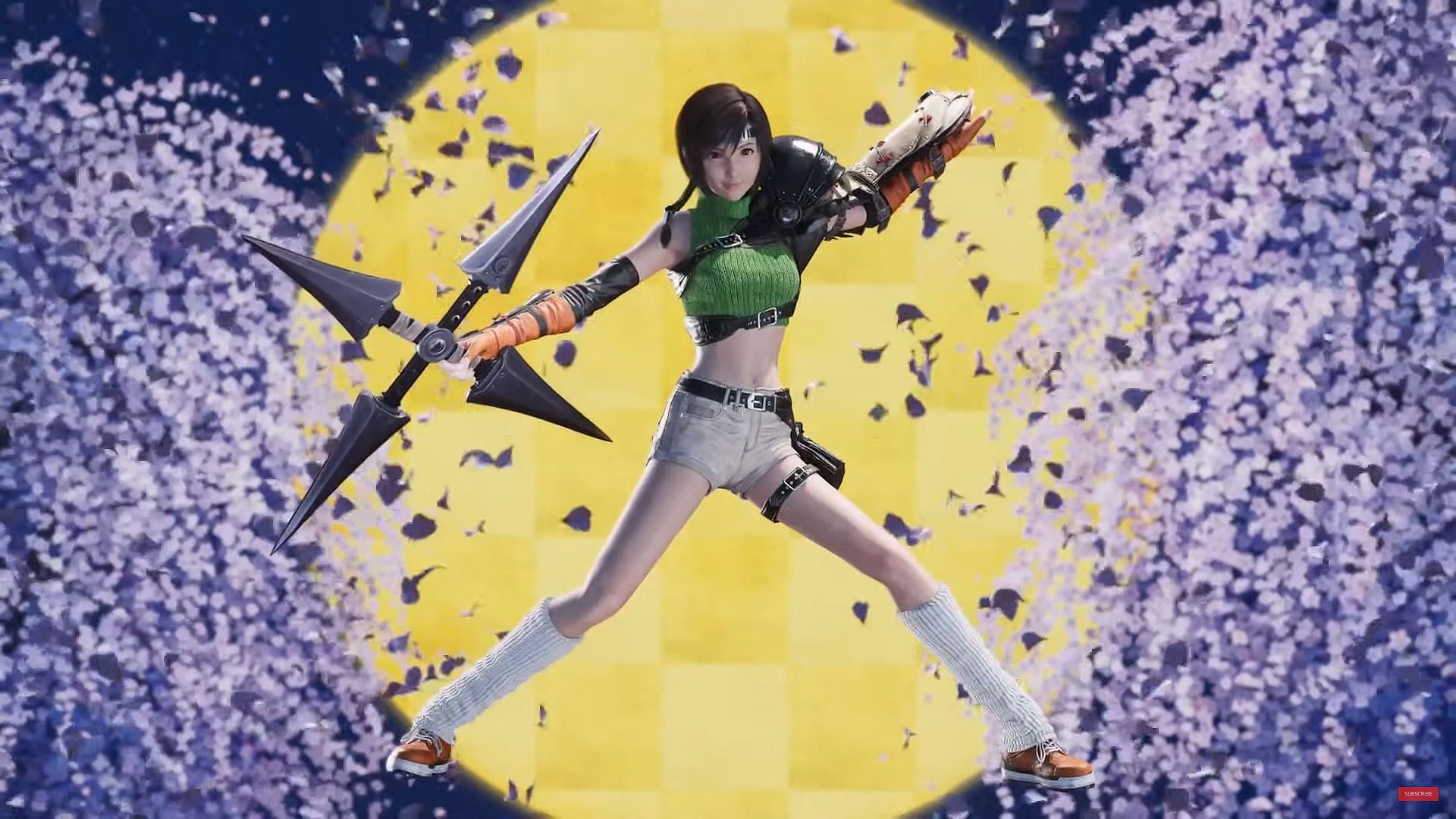 Fools Paradise: Beach time with Yuffie (Image via Square Enix/YouTube-Trophygamers)