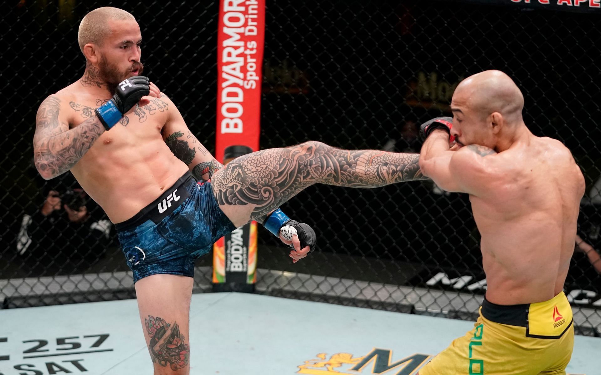 Marlon Vera faced Jose Aldo in a back-and-forth bantamweight showdown in 2020 [Image courtesy: Getty Images]