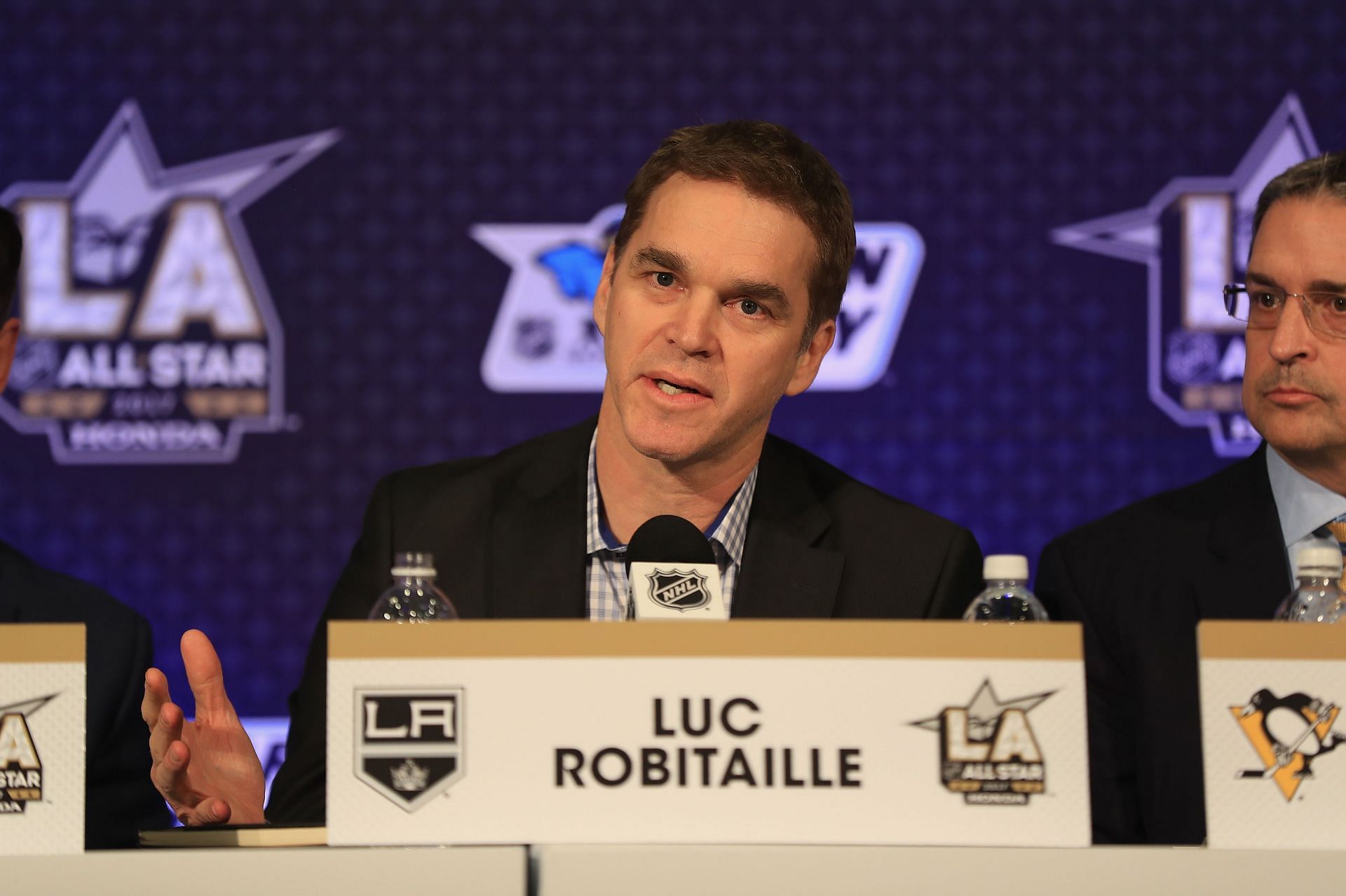 Luc Robitaille at the 2017 NHL All-Star Media Conference
