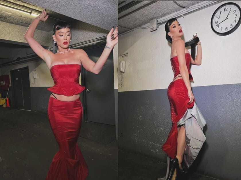 Katy Perry's look for the Billboard Women in Music Awards 2024 wins the