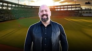 "First base all day long" - Wrestling legend Paul Wight aka 'The Big Show' reveals dream baseball position while donning Yankees pinstripes