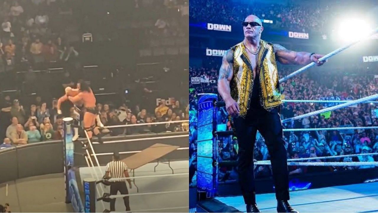 WWE SmackDown के ऑफ-एयर होने के बाद द रॉक का जबरदस्त मैच हुआ 