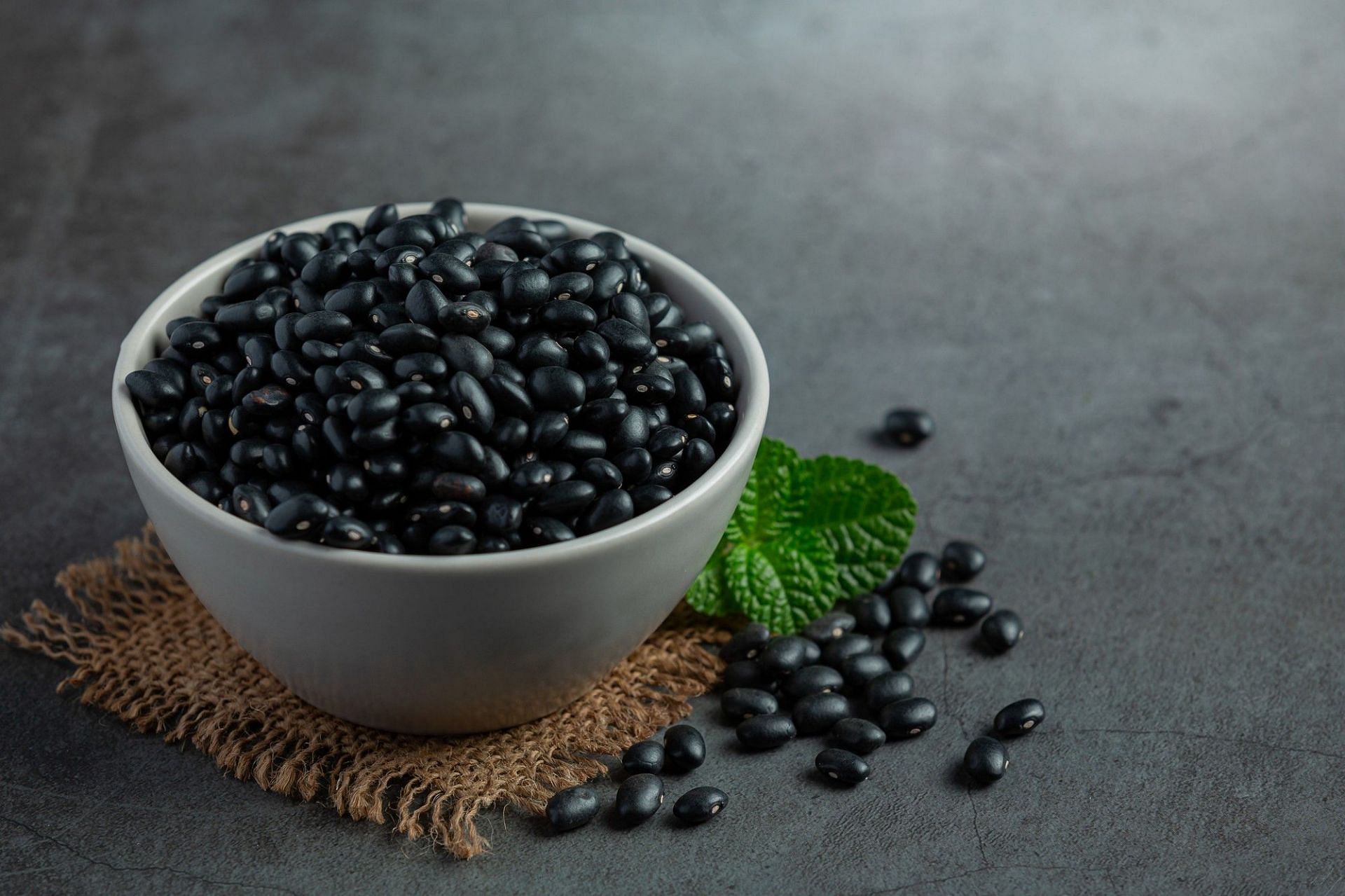 Black soya beans are packed with protein (Image by jcomp on Freepik)