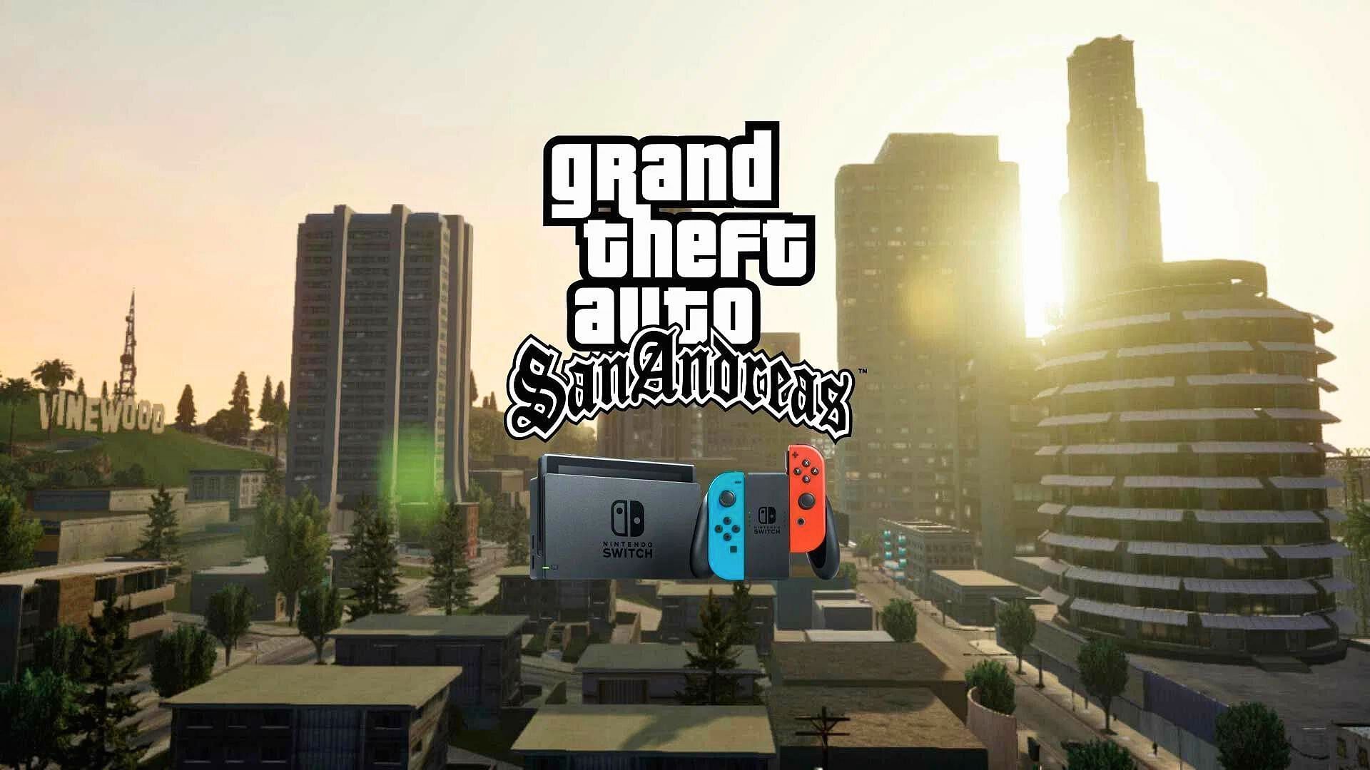 GTA San Andreas cheats for Nintendo Switch