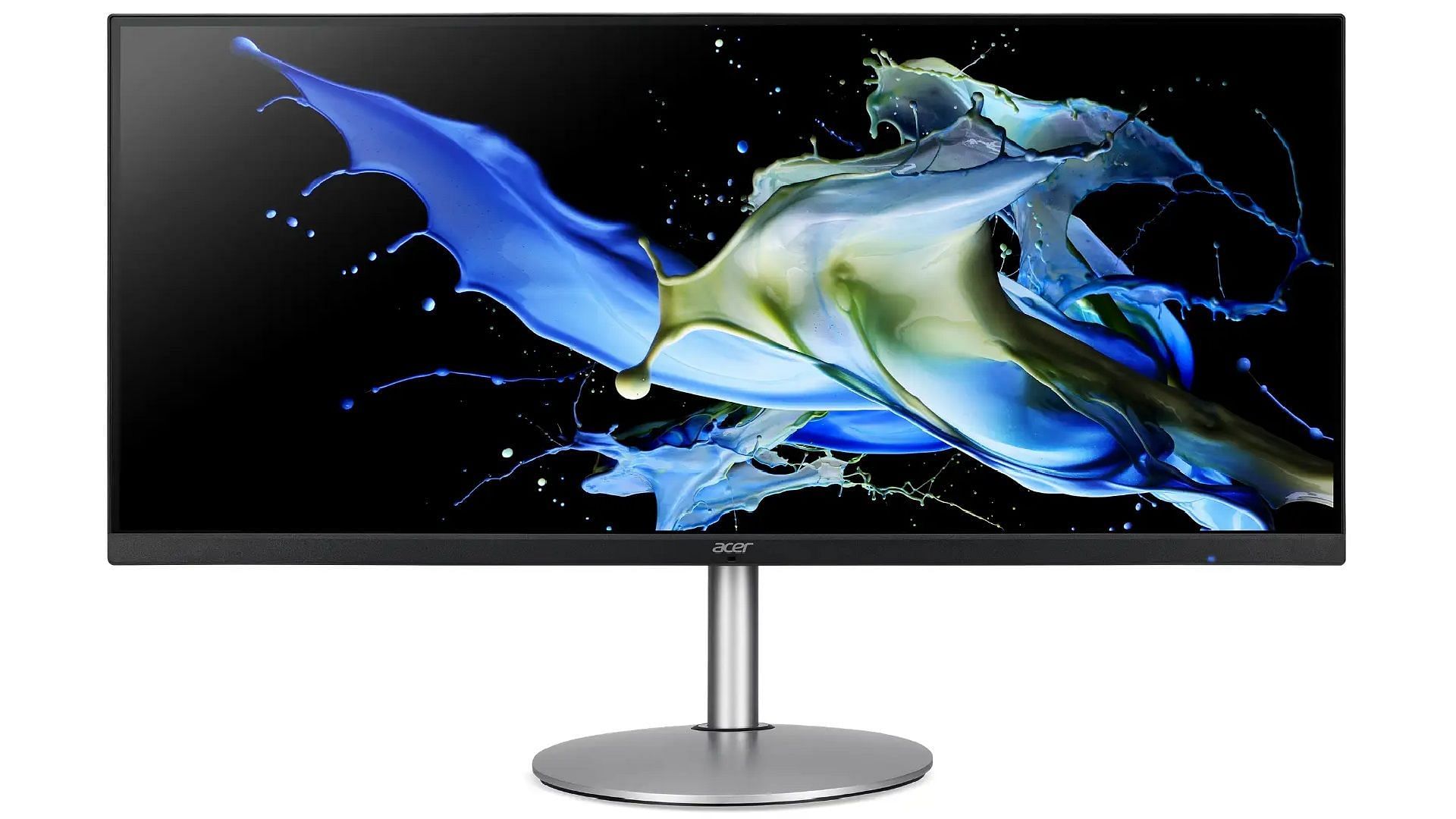 Acer CB342CK ultrawide gaming monitor with silver stand (Image via Acer)