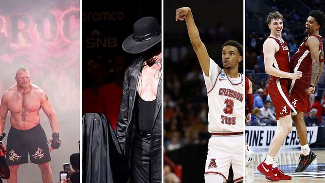 "Feel like Brock Lesnar today": Alabama guard Rylan Griffen makes hilarious Undertaker WrestleMania reference after sending No. 1 UNC packing