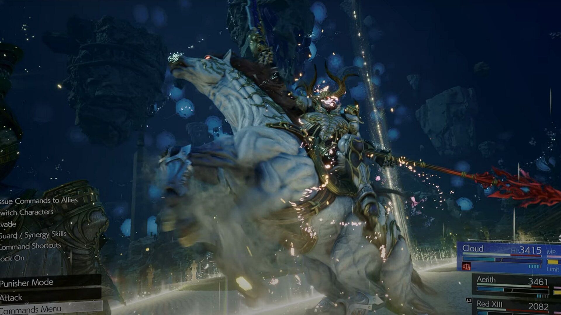 Odin in Final Fantasy 7 Rebirth (Image via Square Enix/YouTube-Backseat Guides)