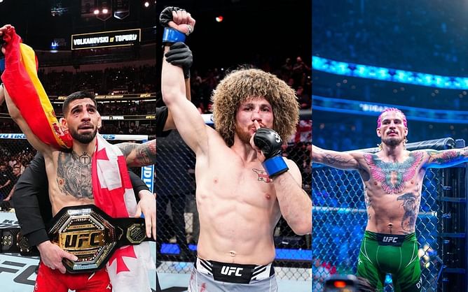 "I think he don't like my nose" - Merab Dvalishvili expresses dismay over Sean O'Malley calling out Ilia Topuria after UFC 299 win