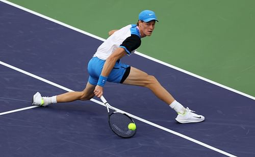 Jannik Sinner at the 2024 BNP Paribas Open