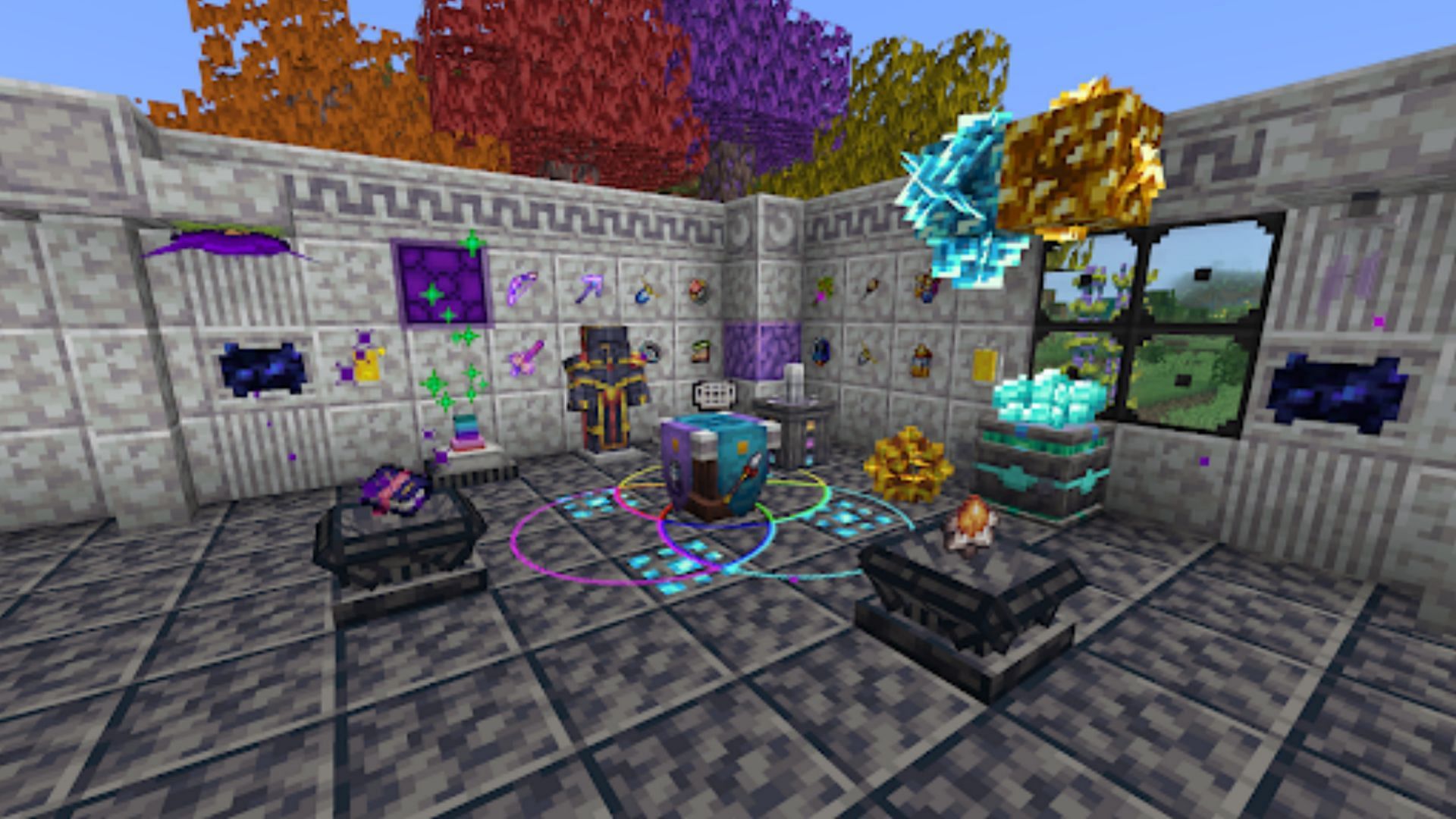 Magical Minecraft blocks and items introduced in Spectrum (Image via DaFuqs/Modrinth)