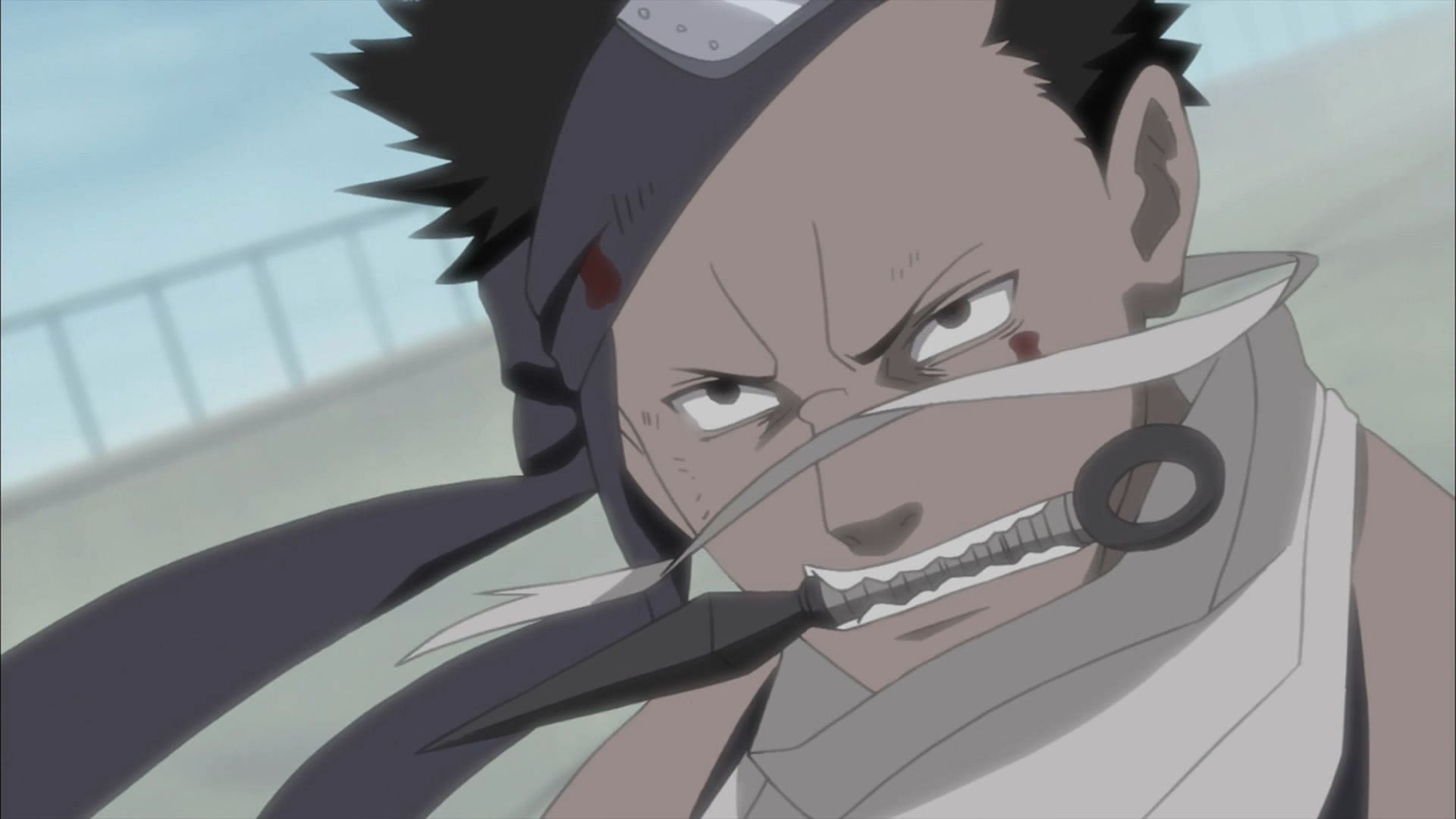 Zabuza Momochi as shown in the anime series (Image via Studio Pierrot)